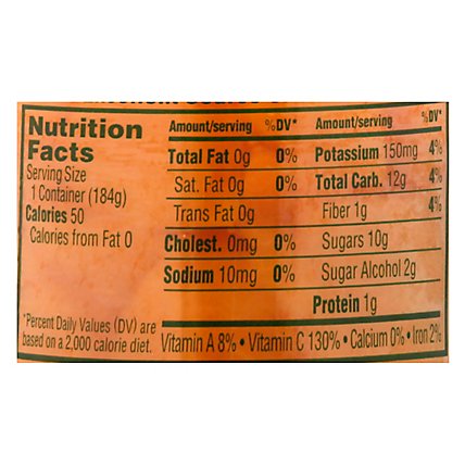 Del Monte Fruit Naturals Fruit Snack No Sugar Added Yellow Cling Peach Chunks - 6.5 Oz - Image 4