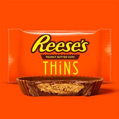 Reese's Thins Milk Chocolate Peanut Butter Cups Candy Share Pack - 7.37 Oz - Image 3