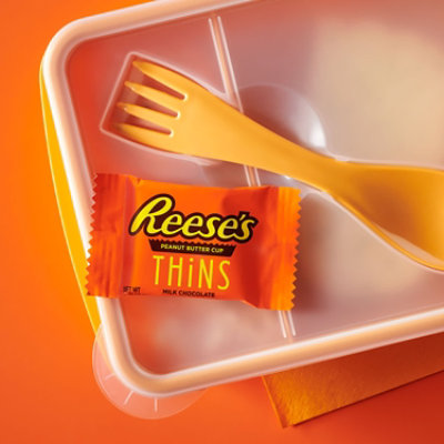 Reese's Thins Milk Chocolate Peanut Butter Cups Candy Share Pack - 7.37 Oz - Image 5