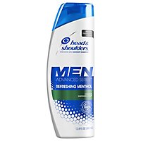 Head & Shoulders Advanced Series Men Shampoo Refreshing Menthol - 12.8 Fl. Oz. - Image 3
