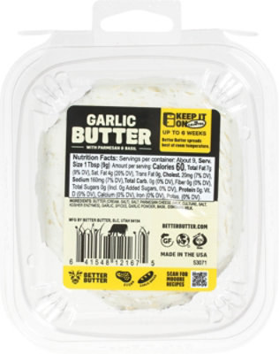 Better Butter Fresh Churned Butter Garlic With Parmesan & Basil - 3 Oz - Image 5
