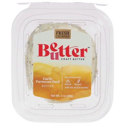 Chef Shamy Fresh Churned Butter Garlic With Parmesan & Basil - 3 Oz