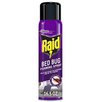 Raid Bed Bug Killer Insecticide Foaming Aerosol Spray - 16.5 Oz