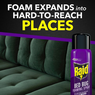 Raid Bed Bug Killer Insecticide Foaming Aerosol Spray - 16.5 Oz - Image 3