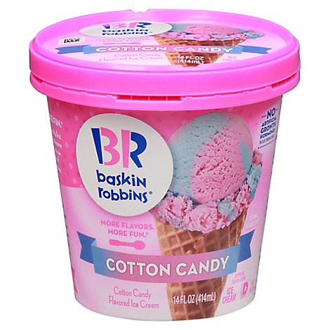Baskin Robbins Ice Cream Cotton Candy - 14 Fl. Oz.