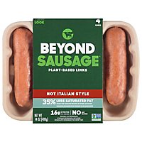 Beyond Meat Beyond Sausage Plant Based Hot Italian Dinner Sausage Links - 14 Oz - Image 1