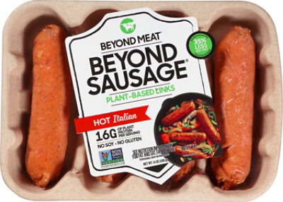 Beyond Meat Beyond Sausage Plant Based Hot Italian Dinner Sausage Links - 14 Oz - Image 2