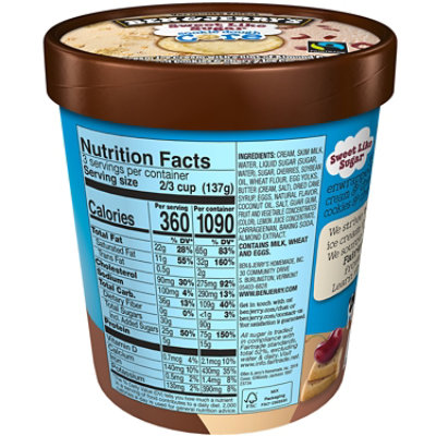 Ben & Jerry's Sweet Like Sugar Cookie Dough Core Ice Cream - 16 Oz - Image 5