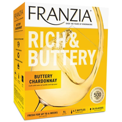 Franzia Chardonnay White Wine - 5 Liters - Image 1