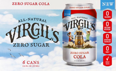 Virgils Soda Cola Zero - 6-12 Fl. Oz. - Image 6