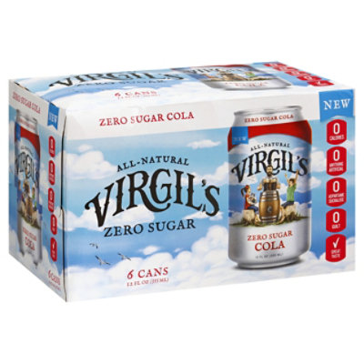 Virgils Soda Cola Zero - 6-12 Fl. Oz.