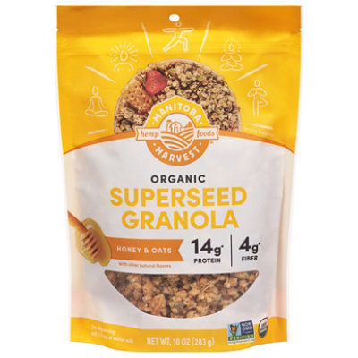 Manitoba Harvest Hemp Yeah! Granola Organic Honey & Oats - 10 Oz - Image 2