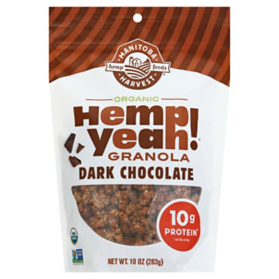 Manitoba Harvest Hemp Yeah! Granola Organic Dark Chocolate - 10 Oz