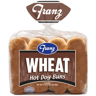 Franz Hot Dog Buns Wheat 8 Count - 17 Oz - Image 2