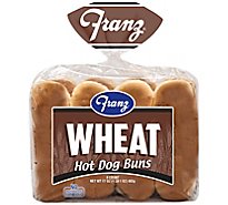 Franz Hot Dog Buns Wheat 8 Count - 17 Oz