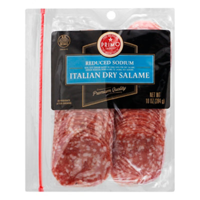 Primo Taglio Salame Italian Dry Reduced Sodium - 10 Oz - Image 4