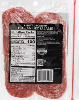 Primo Taglio Salame Italian Dry Reduced Sodium - 10 Oz - Image 7