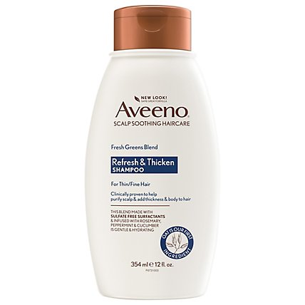 Aveeno Shampoo Fresh Green Blend - 12 Fl. Oz. - Image 3