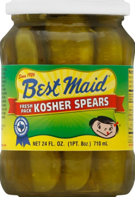 Best Maid Pickles Spears Kosher - 24 Fl. Oz. - Image 2