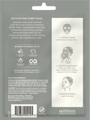 Burts Detoxifying Charcoal Sheet Mask - Each - Image 5