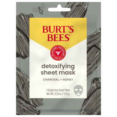 Burts Detoxifying Charcoal Sheet Mask - Each