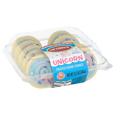 Lofthouse Unicorn Frosted Sugar Cookie 13.5 Ounce - 13.5 Oz