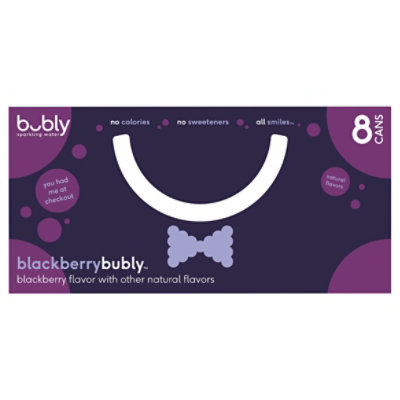 bubly Sparkling Water Blackberry Cans - 8-12 Fl. Oz. - Image 3