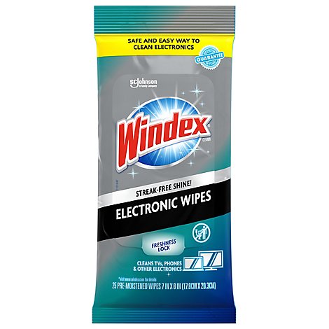 Windex Electronics Wipes 25 ct