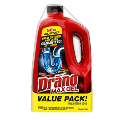 Signature Select Drain Clog Remover Maximum Strength Gel - 80 Fl. Oz. -  ACME Markets