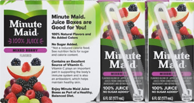 Minute Maid Juice Mixed Berry Cartons - 8-6 Fl. Oz. - Image 6