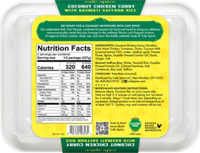 Cafe Spice Coconut Chicken Curry - 16 Oz - Image 5