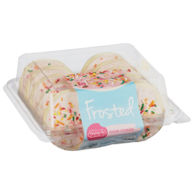 Pink Frosted Sugar Cookies 10ct 13.5 Oz Safeway