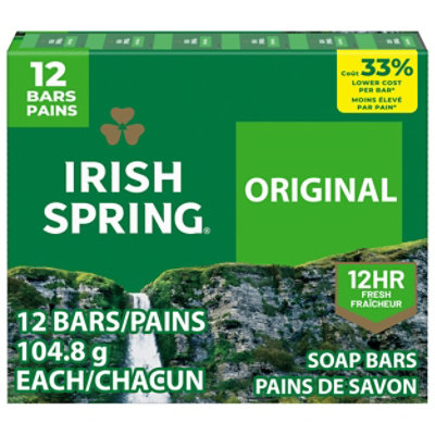 Irish Spring Original 12 Bar 3.7oz - 45 Oz - Image 1