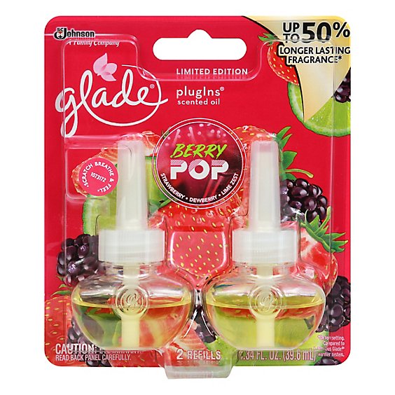 Glade Lto Piso 2ct Refills Berry Pop 1. - Each
