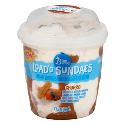 Blue Bunny Load D Sundaes Ice Cream Churro - 8.5 Fl. Oz. - Image 3