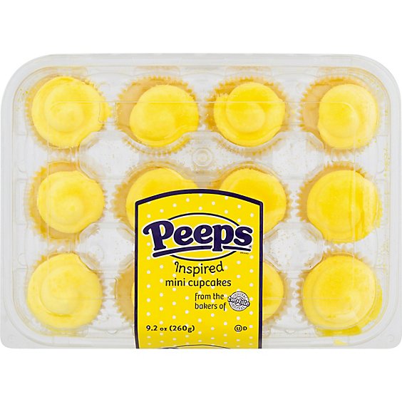 Tb Peeps Premium Cupcakes 12 Pack - 9.2 Oz