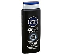 NIVEA MEN Body Wash Deep Active Clean Charcoal - 16.9 Fl. Oz.