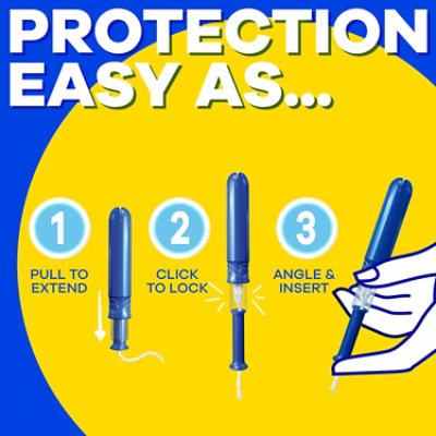 Tampax Pocket Pearl Tampons Compact Super Absorbency Unscented - 32 Count - Image 4