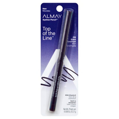 Almay Top of the Line 210 Black Amethyst Eyeliner Pencil - 0.009 Oz - Image 1