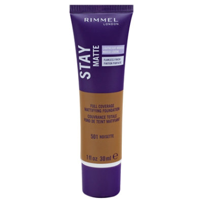 Rimmel Stay Matte Fndtn Noisette - 1 Fl. Oz. - Image 3