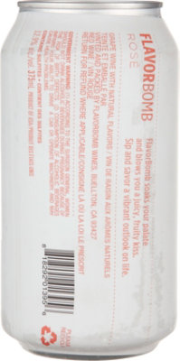 Flavor Bomb Raspberry Watermelon Grapefruit Rose  California Flavored Wine - 375 Ml - Image 2