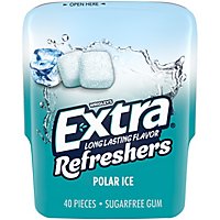 Extra Refreshers Sugar Free Chewing Gum Polar Ice - 40 Count - Image 2