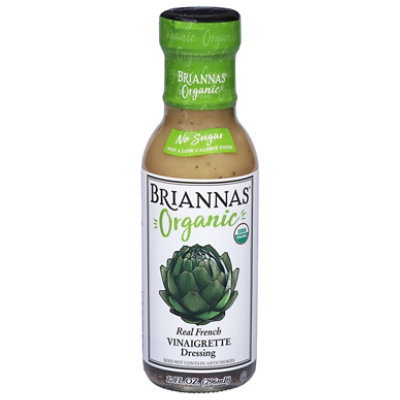 BRIANNAS Organic Dressing Vinaigrette Real French - 10 Oz - Image 1