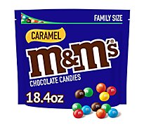 M&M'S Caramel Milk Chocolate Candy Family Size - 18.4 Oz