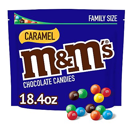 M&M'S Caramel Milk Chocolate Candy Family Size - 18.4 Oz - Image 1