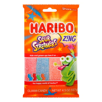 HARIBO Sour Streamers - 4.5 Fl. Oz.