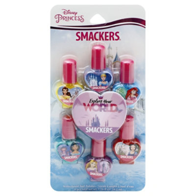 Smackers Disney Princess Nail Polish Collection - 6 Count - Image 1