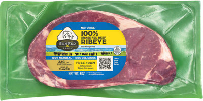 Sunfed Ranch Grass Fed Beef Ribeye Steak - 8 Oz - Image 2