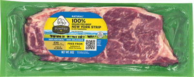 Sunfed Ranch Grass Fed Beef New York Strip Steak - 8 Oz - Image 2