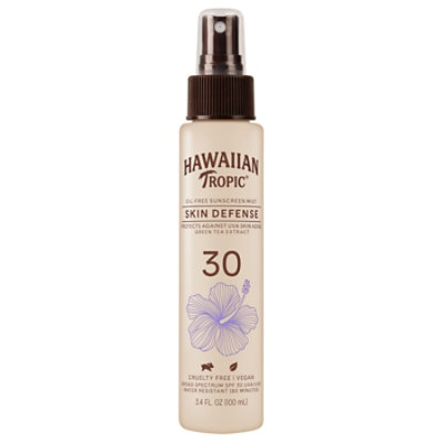 Hawaiian Tropic Antioxidant Plus Sunscreen Mist Refreshing Broad